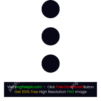 Transparent Circle Menu Icon PNG