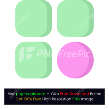 Abstract Colored Menu Icon PNG