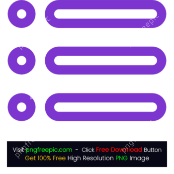 Transparent BG Navbar Menu Icon PNG