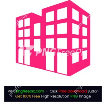 Double Office Building Icon PNG