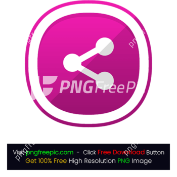 Bordered Share Icon PNG