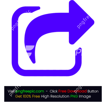 Blue Colored Share Icon PNG