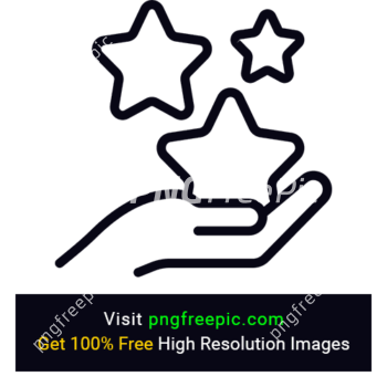 Hand Star Icon PNG