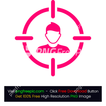 Man Target Icon PNG