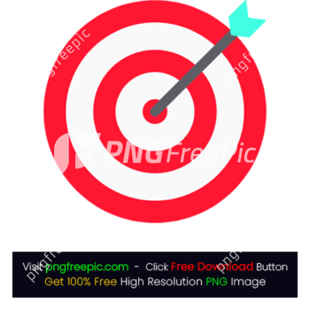 Abstract Colored Target Icon PNG