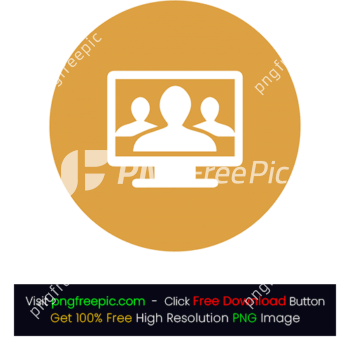 Abstract BG Video Conference Icon