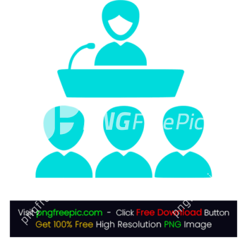 Colored Video Conference Icon PNG