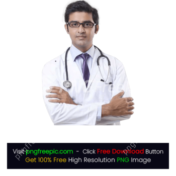 White Coat Doctor Stethoscope PNG