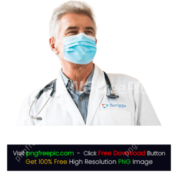 Mask Stethoscope White Shirt Doctor PNG