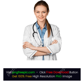 Female Doctor Smiley Coat Hospital Stethoscope PNG