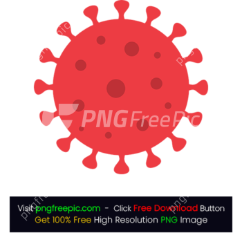 Red Corona Virus Pandemic PNG