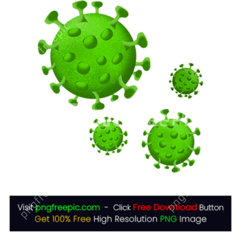 Illustration Virus Corona PNG