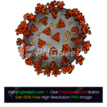 Abstract Covid 19 Virus PNG