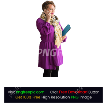 Women Taking Phone Note Book Corporate Lady PNG
