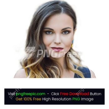 Beauty Fashion Style Women Girl Hair Style Smiley Face PNG Free