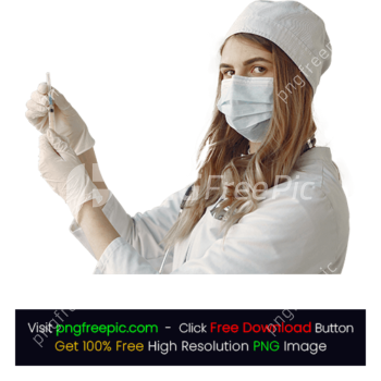 Doctor Holding an Injection PNG
