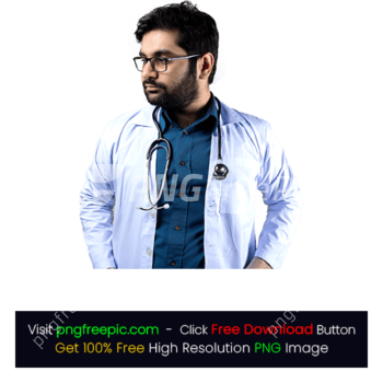 Doctor White blue Zip Up Jacket Wearing PNG