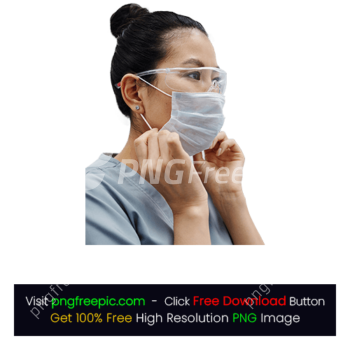 Photo Doctor Wearing Protective Goggles Mask PNG