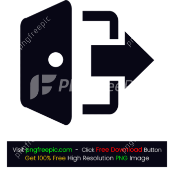Right Arrow Logout Icon PNG