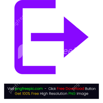 Colored Logout Icon PNG