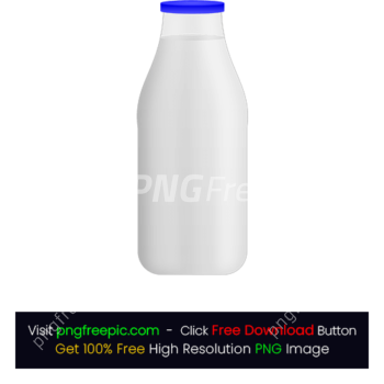 Milk Bottle Glass Dairy Pot Drink PNG