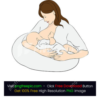 Abstract Breast Feeding Mother Breast Milk Child PNG