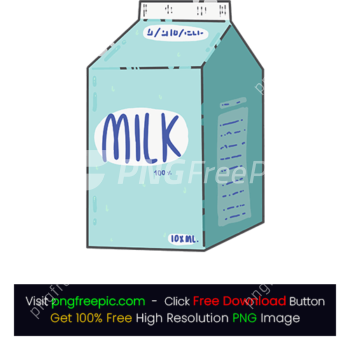 Milk Drink Box Container Carton Packaging PNG