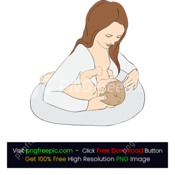Breast Feeding Motherhood Mother Abstract Milk Child PNG