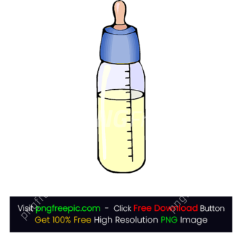 Abstract Baby Eat Drink Pure Milk Bottle PNG