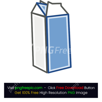 Carton Milk Dairy Juice Drink Box Packaging PNG