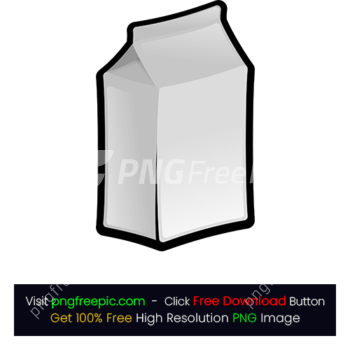Milk Carton Packet Abstract White Box Drink PNG