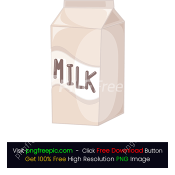 Abstract Milk Cartoon Box Bottle PNG