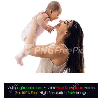 Mom Holding Baby Mothers Day PNG