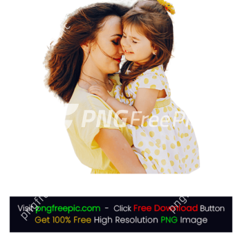 Little Pretty Girl Mother Day PNG