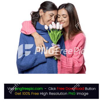 Mother Day PNG Flowers Daughter