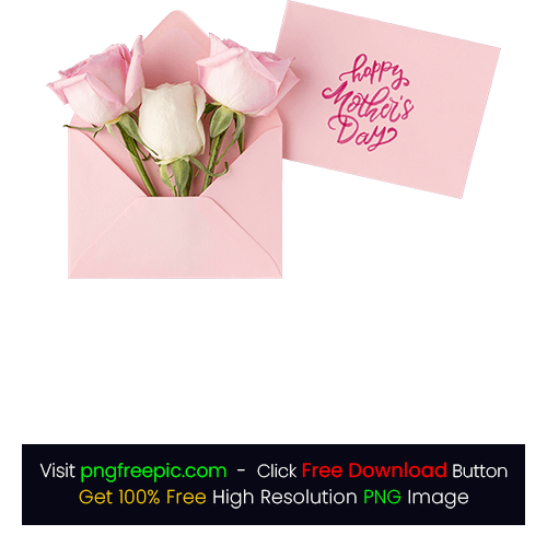 Beautiful Flower Card Mother's Day PNG