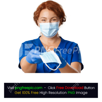 Face Mask Holding Doctor Physician Nurse PNG