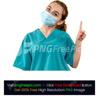 Female Nurse PNG Doctor Medical Uniform Mask Hospital Health
