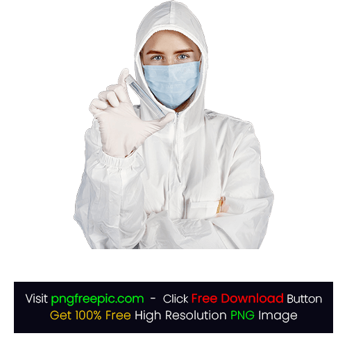 Doctor Mask Coronavirus Isolated Protective Suit Vaccine Nurse PNG