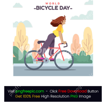 World Bicycle Day PNG