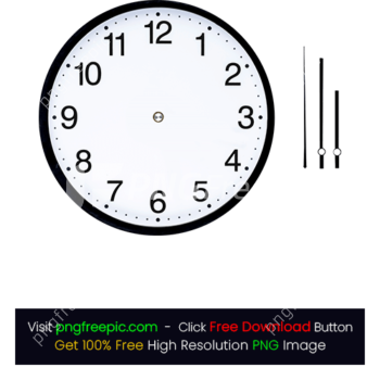 Analog Wall Clock PNG