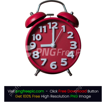 Colored Alarm Clock PNG
