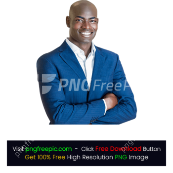 Businessman Corporate Blue Jacket Smile PNG