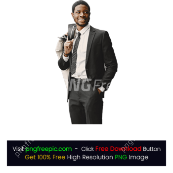 Corporate Businessman Black coat Tie Smile PNG