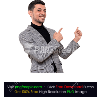Businessman Corporate Man Tick Sign Posing PNG