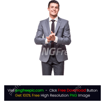 A Businessman Happy Corporate Man Coat Tie PNG
