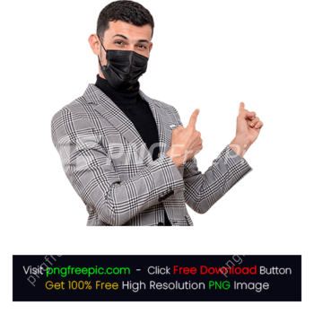 Young Corporate Man Suit Making Ok Sign PNG