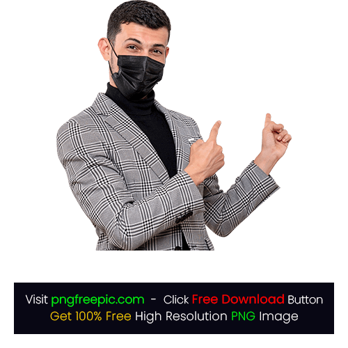 Young Corporate Man Suit Making Ok Sign PNG
