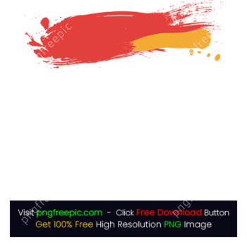 Mixed Color Brush Shape PNG