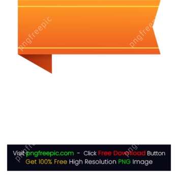 Abstract Shape Orange Colored PNG